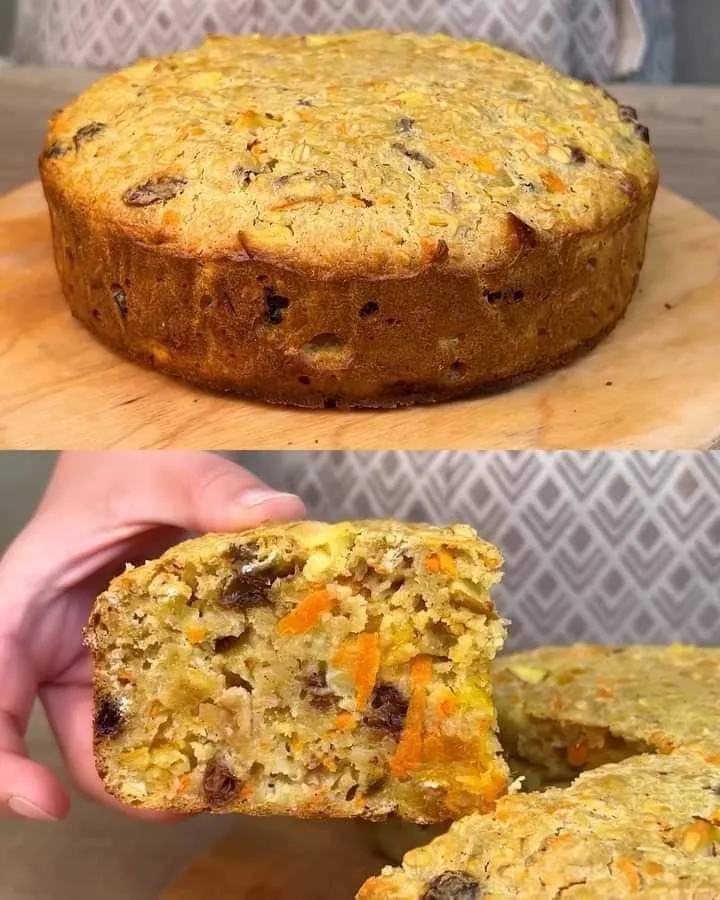 Healthy Oatmeal Apple and Carrot Bake